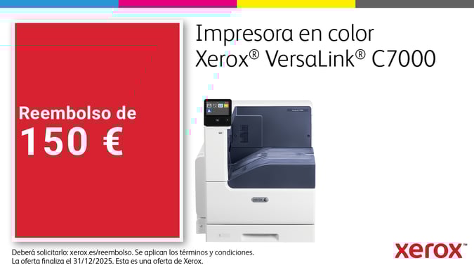 Xerox VersaLink C7000 A3 35/35 ppm Impresora Adobe PS3 PCL5e/6 2 bdjas Total 620 hojas