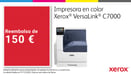 Xerox VersaLink C7000 A3 35/35 ppm Impresora Adobe PS3 PCL5e/6 2 bdjas Total 620 hojas