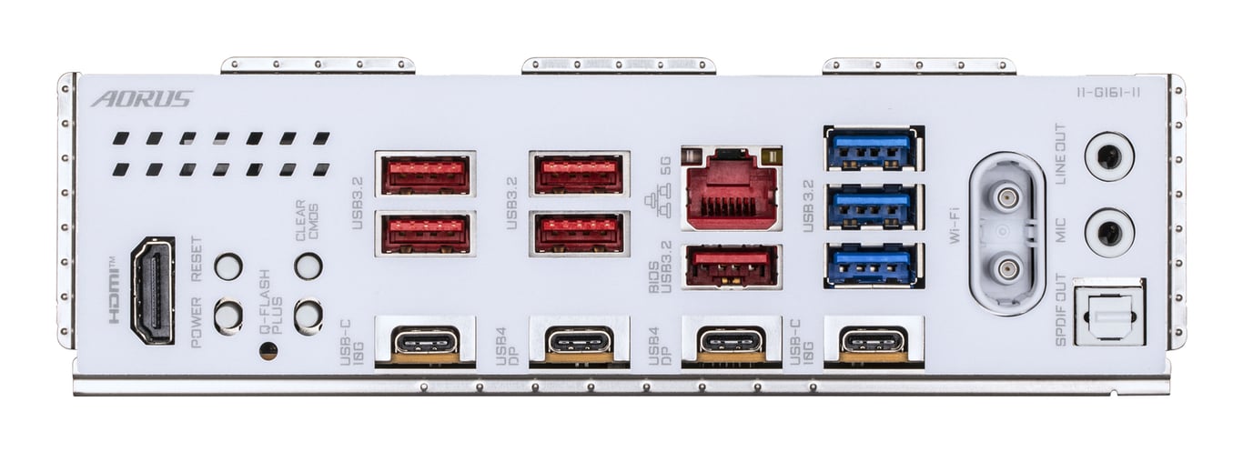 GIGABYTE X870E AORUS PRO X3D ICE Carte Mère – Prend en charge les processeurs AMD Ryzen 9000 VRM numérique 18+2+2 phases jusqu - vue 9