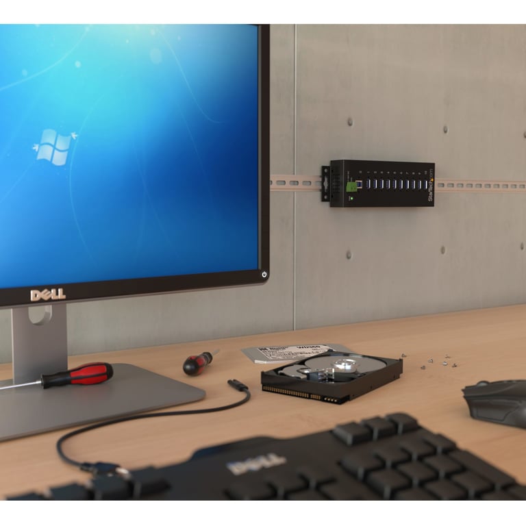 StarTech.com Hub USB industriel robuste 4 ports montable Neuf - vue 7