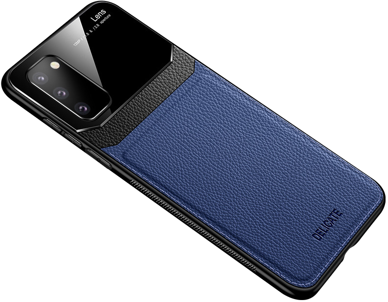 Coque Effet Cuir pour SAMSUNG Galaxy S20 FE Plexiglass Protection