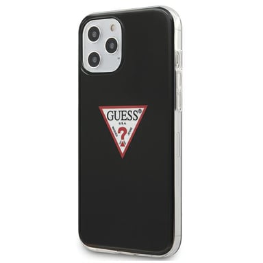 Funda Guess para iPhone 12 Pro Max 6.7'' negra Triangle Collection
