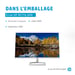 HP M27fq 68,6 cm (27'') 2560 x 1440 pixel Quad HD LED Argento