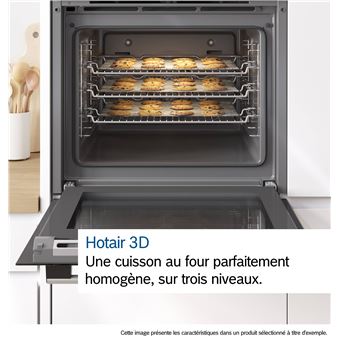 Four Encastrable Bosch HRG572ES3 – Électrique 71L Pyrolyse - vue 8