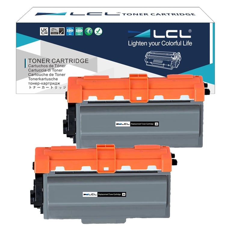 Cartouche de Toner Compatible TN3380 TN3330 TN 3380 TN 3330 8000 Pages 2Noir Remplacement pour DCP 8110DN HL HL 5450DN HL 5470DN HL 5470DW HL 5470DWT HL 5480DW HL 6180DW HL 6180DUW Neuf