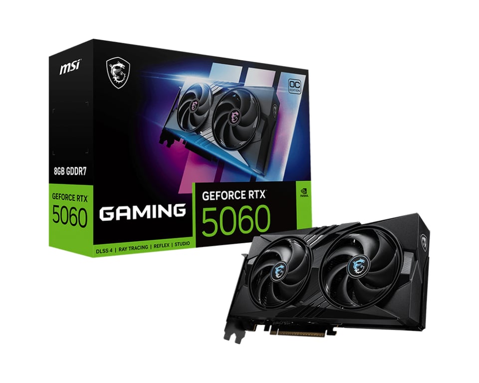 MSI GeForce RTX 5060 8G GAMING OC - vue 2
