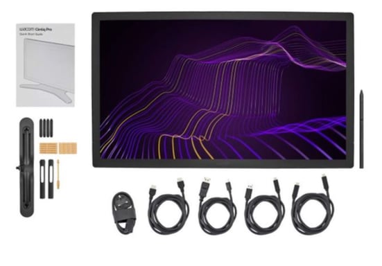 Wacom Cintiq Pro 27 tableta digitalizadora Negro 5080 líneas por pulgada 596 x 335 mm