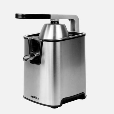 Abrila Kampei Exprimidor de Cítricos, 600 W, None L, Negro/Acero