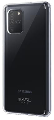 Coque hybride invisible pour Samsung Galaxy S10 Lite, Transparente