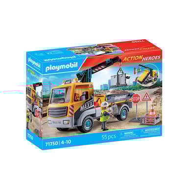 Playmobil 71750 - Camion De Construccion Con Grua