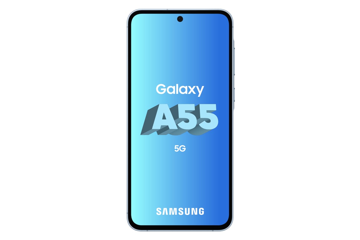 Galaxy A55 (5G) 256 Go, Bleu, Débloqué - Excellent état
