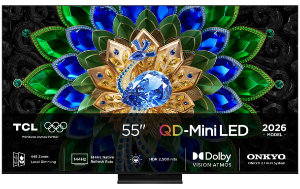 TCL A400 55A400U TV 139,7 cm (55'') 4K Ultra HD Smart TV Wifi Nero 2500 cd/m²