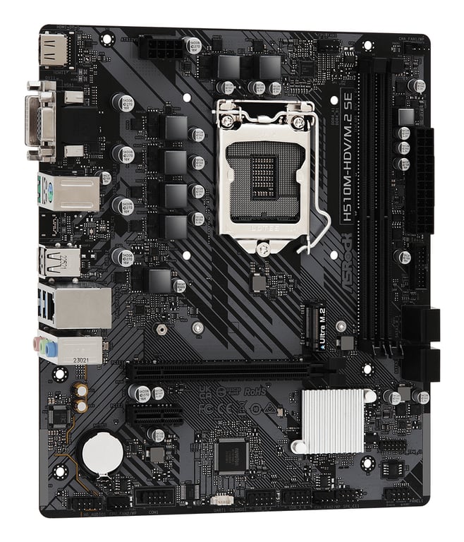 ASRock H510M HDV/ .2 SE - vue 2