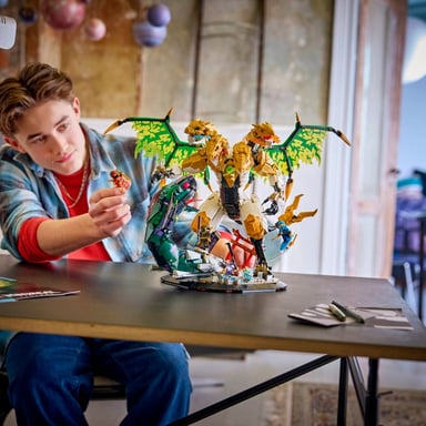 LEGO NINJAGO Legends 71872 Ultra Dragon Battle à 4 têtes 2178 pièces Vert/Or