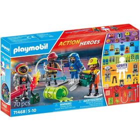 Playmobil 71468 - My Figures: Bomberos