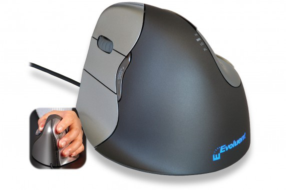 Bakkerelkhuizen Evoluent4 Souris Bureau Gauche Laser 2600 Dpi - Excellent État