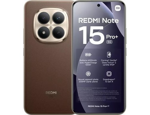 Redmi Note 15 Pro+ (5G) 256 Go, Marron
