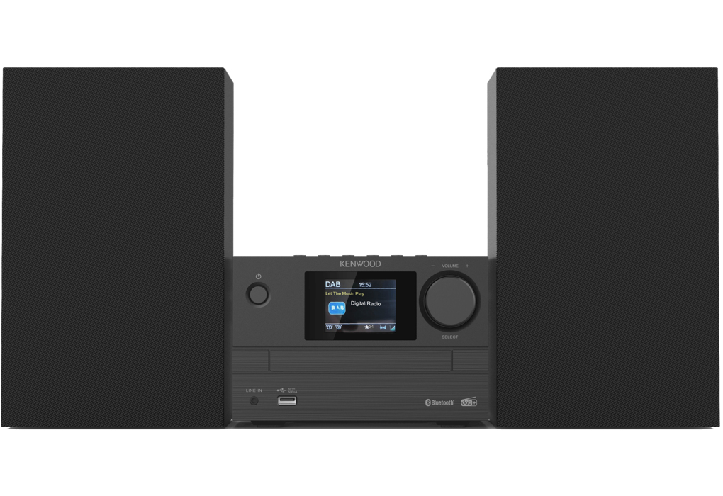 Chaîne Hi-Fi Micro Kenwood M-525DAB – Lecteur CD, USB, DAB+, Bluetooth, 2x7W RMS - vue 3