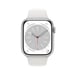Watch Series 8 OLED 41 mm - Cassa in alluminio argento - GPS - Banda sportiva - Bianco