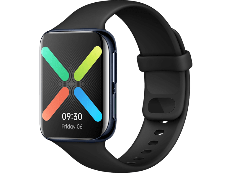 OPPO Watch Montre Connectée Wear OS 46 mm Capteur Fréquence Cardiaque  Étanche Noir - Oppo