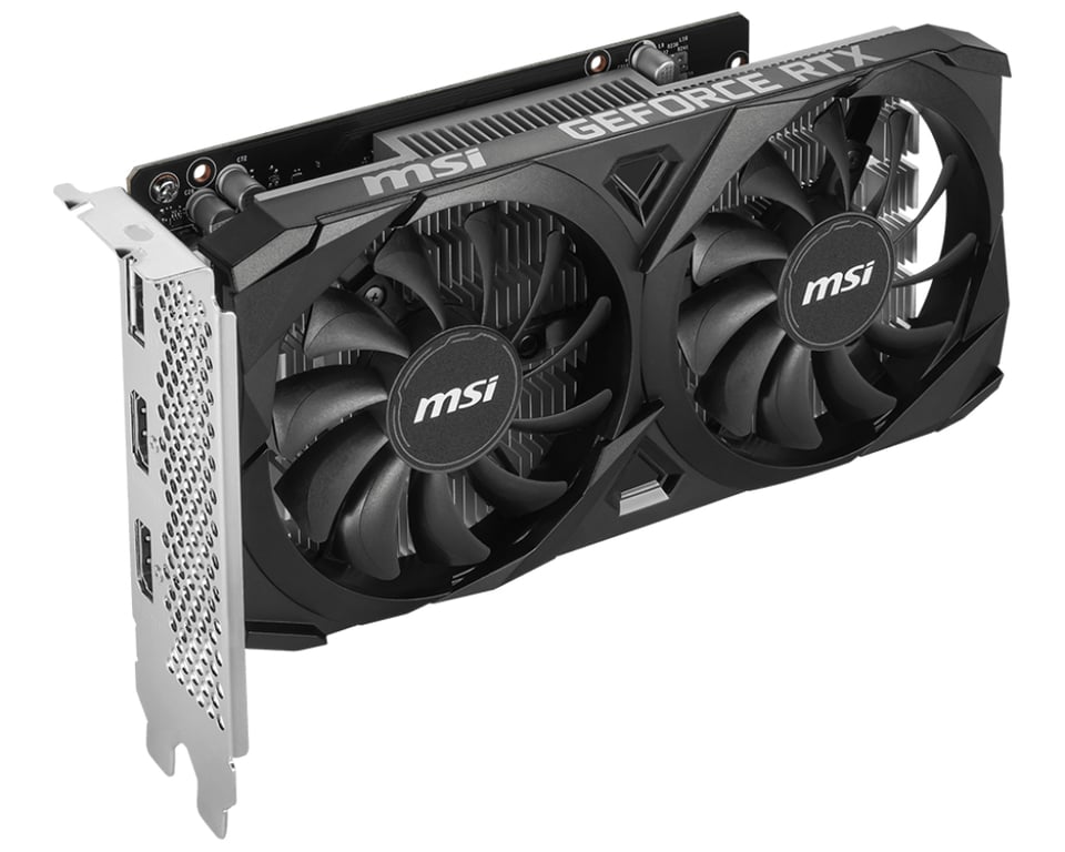 MSI Geforce RTX 3050 VENTUS 2X 6G OC NVIDIA 6 Go GDDR6 Neuf - vue 2