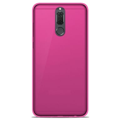 Coque silicone unie compatible Givré Rose Huawei Mate 10 Lite