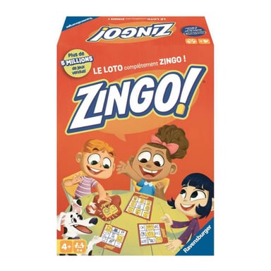 Ravensburger - Jeu de Loto Zingo : Amusement et Compétition pour Toute la Famille