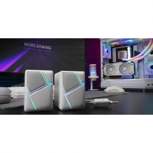 Enceintes Gaming Mars Gaming MS-H – Son 3D Surround, 10W, Éclairage RGB Flow - vue 4