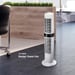 Clean Air Optima - Ventilatore a torre di design CA-406W