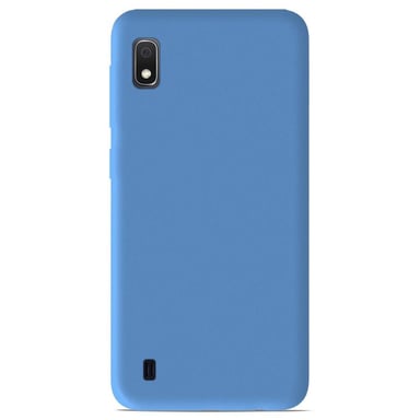 Coque silicone unie Mat Bleu compatible Samsung Galaxy A10 Galaxy M10