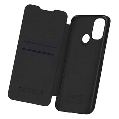 Funda OnePlus Nord N100 de Piel Monedero QIN de NILLKIN – Negro