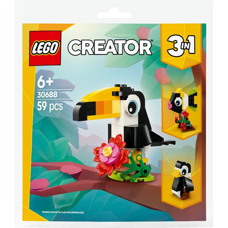 LEGO Creator Toucan tropical Polybag 30688 - vue 2