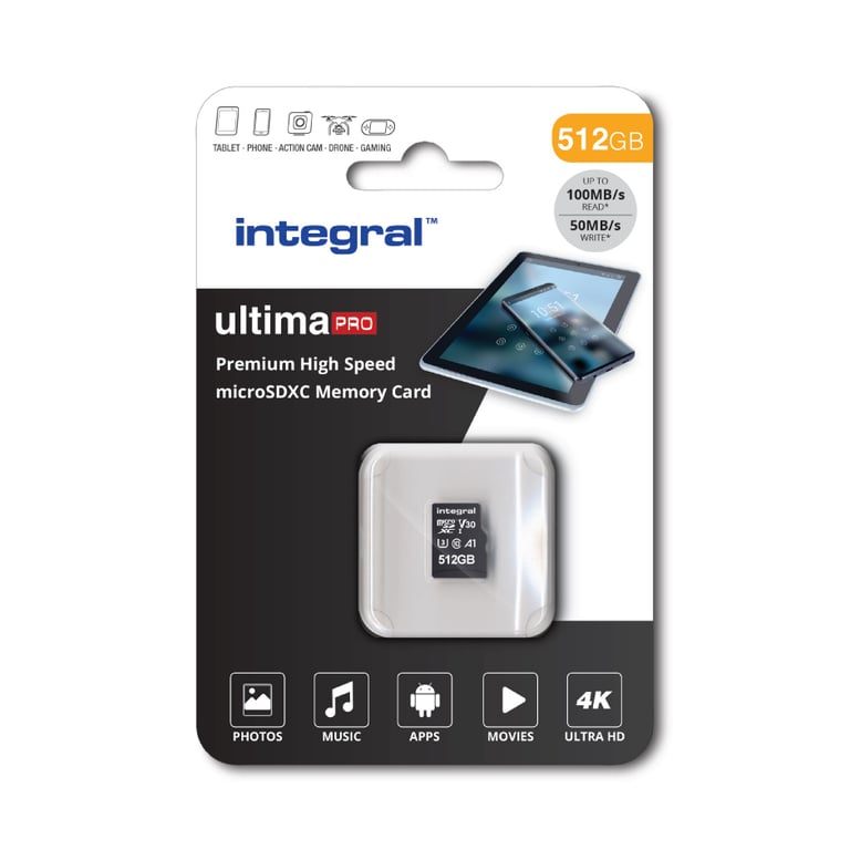 Integral INMSDX256G 10090V30 mémoire flash MicroSD UHS I Neuf - vue 6