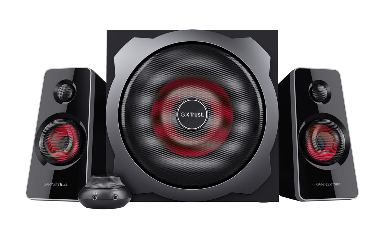 Enceinte PC Trust GXT 38 – 60 W, 2.1 Canaux, Caisson de Basse en Bois - vue 3