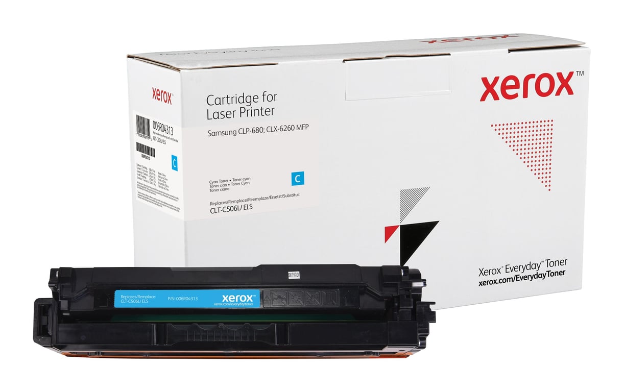 Xerox À rendement élevé cyan compatible cartouche de toner alternative pour : Samsung CLT C506L pour Samsung CLP 680DW CLP 680ND CLX 6260FD CLX 6260FR CLX 6260FW CLX 6260ND - vue 3