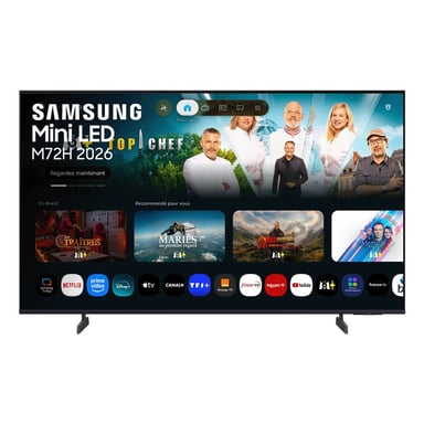 TV Samsung TU50M72HAU Mini LED 4K 50'' Smart Vision AI Companion Motion Xcelerator 2K 120 Hz Titanio Grigio