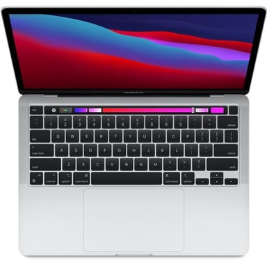 MacBook Pro M1 (2020) 13', 3.2 GHz 512 Go 20 Go  Apple GPU 8, Argent - AZERTY