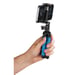 Mini trépied ''Flex'' pour smartphone et GoPro, 14 cm, bleu