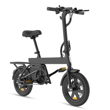 VéLo Électrique REGALANGEL B20 MINI | Moteur 500W | Batterie 36V 7.8Ah | Pneus 14 Pouces | Vitesse Max 25 km/h | Autonomie 25 km | Noir
