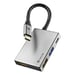 NGS WONDER DOCK 4 USB 2.0 Type-C Argent