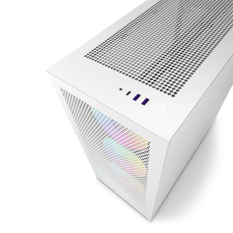 NZXT H7 Flow RGB Midi Tower Blanc - Neuf