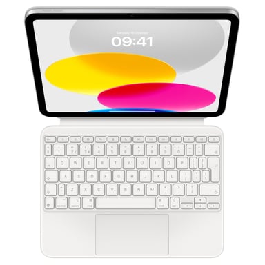 Magic Keyboard para Apple iPad 11 (2025) 11 pulgadas A16 / iPad 10 (2022) 10,9 pulgadas - QWERTY / UK - Blanco