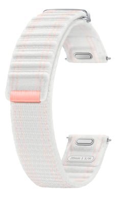 Samsung Watch7 Cinturino originale Chic Comfort per Galaxy Watch 4 / 5 / 6 / 7 (20 mm) - S/M - Bianco sabbia