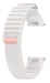 Samsung Watch7 Cinturino originale Chic Comfort per Galaxy Watch 4 / 5 / 6 / 7 (20 mm) - S/M - Bianco sabbia