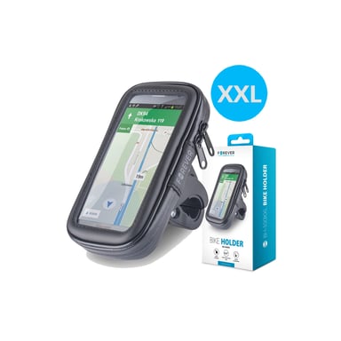 Forever Supporto impermeabile per cellulare per bici, moto, manubrio per iPhone, Samsung Galaxy, Note e tutti i telefoni (6,5')