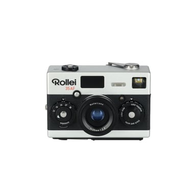 Appareil photo argentique Rollei 35 AF 35 mm f2.8 Argent et Noir - Garantie 2 ans