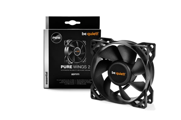 be quiet! Pure Wings 2 Boitier PC Ventilateur 9,2 cm Noir