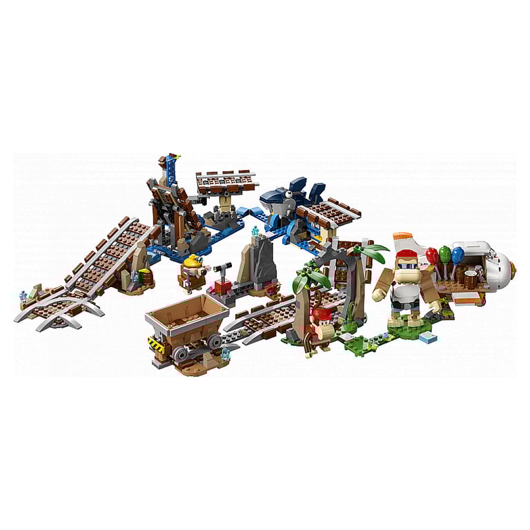 71425 Ensemble d extension course de chariot de mine de diddy kong Super Mario¿ - vue 4