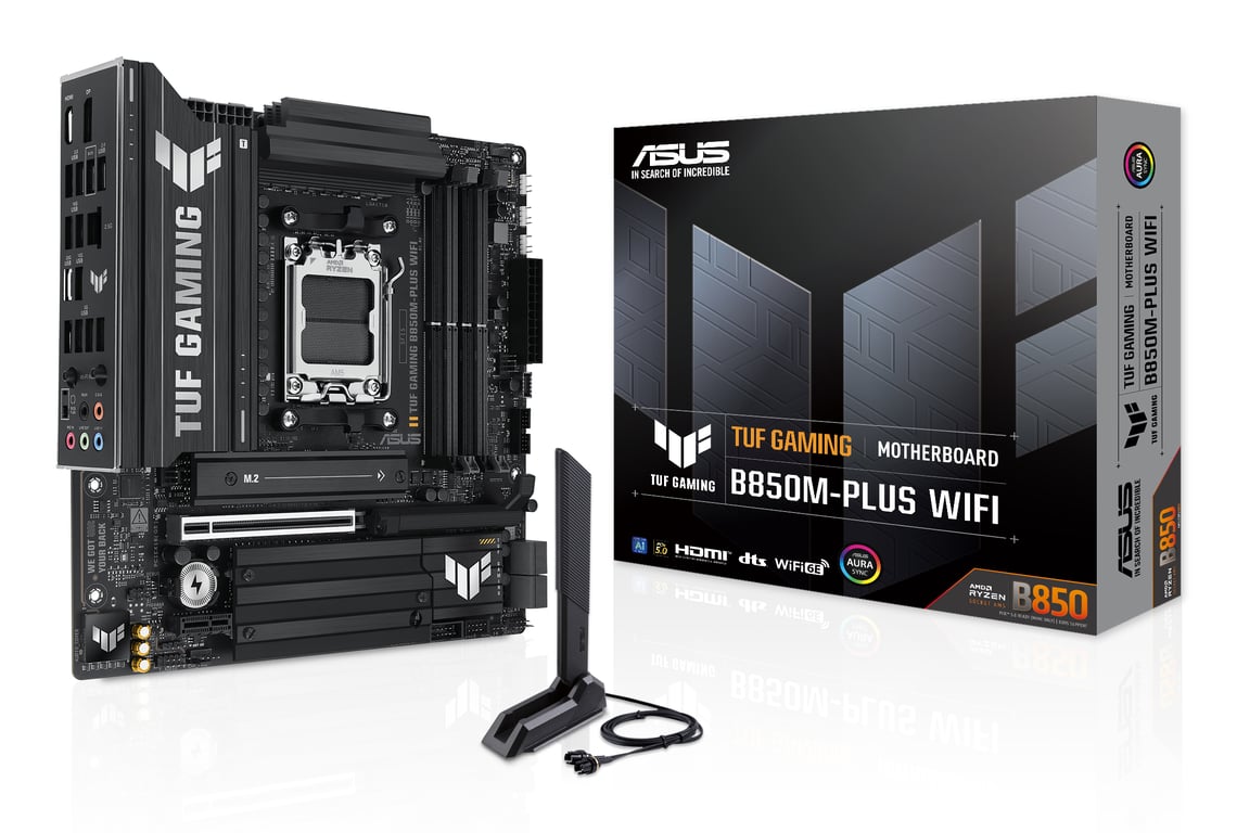 ASUS TUF GAMING B850M PLUS WIFI - vue 2
