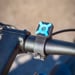 Supporto antivibrazioni per smartphone da bicicletta/scooter, supporto universale per telefono Made in France, installazione facile e sicura, nero